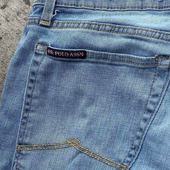 y2k US POLO ASSN. JEANS WITH A NICE FADE SIZE 34 x 30 - Picture 5 of 6